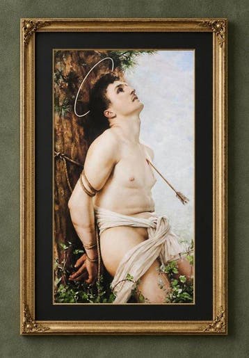 Gustave Courtois (1852–1923) (after) - Saint Sebastian, 1906