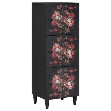 vidaXL Opslagkasten Multikleur 40 x 33,5 x 110 cm Massief, Verzenden, Nieuw