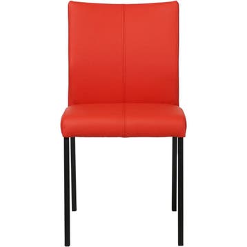 Set van 10 Leren eetkamerstoelen Basic - Toledo Ferrari, Ophalen of Verzenden, Nieuw, Leer, Vijf, Zes of meer stoelen