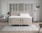 Elektrische Boxspring Arizona - Beige - 160 x 210 cm, Verzenden, Nieuw, 160 cm, 210 cm