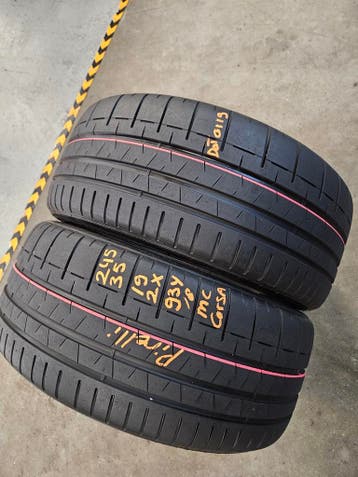 245/35/19 93Y MC CORSA PIRELLI ZOMERBANDEN 6,7MM PROFIEL 2X, Band(en), Personenwagen, Zomerbanden, Ophalen