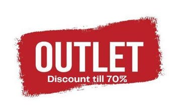 Outlet partijen met tot 75% korting, Verzenden