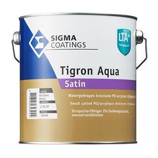 Sigma Tigron Aqua Satin - RAL 7021 - 2,5 liter - Vergelij..., Overige kleuren, Nieuw, Ophalen of Verzenden, Lak