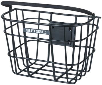 Fietsmand Basil Bremen Alu KF - zwart, Verzenden, Nieuw