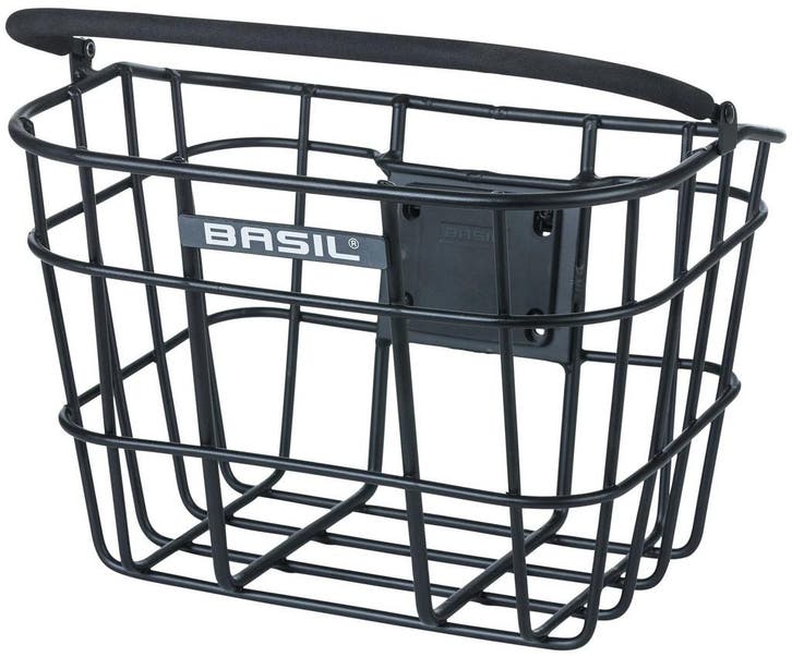 Fietsmand Basil Bremen Alu KF - zwart, Fietsen en Brommers, Fietsaccessoires | Fietstassen, Nieuw, Verzenden