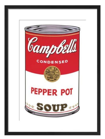Andy Warhol - “Campbells Soup I, (pepper pot) 1968”. -