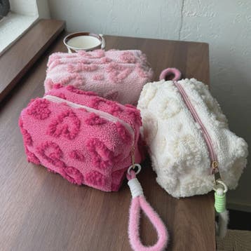 Pluche Make-up Tas met Lus - Zacht Reisetui voor Cosmetica &, Verzenden, Nieuw