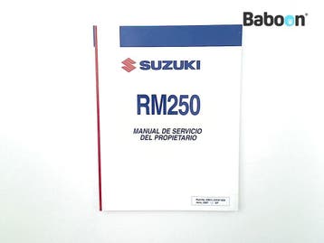 Instructie Boek Suzuki RM 250 2001-2008 (RM250) Manual De, Verzenden, Gebruikt