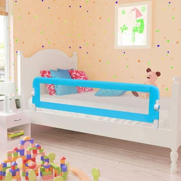 vidaXL Bedhekje peuter 120x42 cm polyester blauw, Kinderen en Baby's, Verzenden, Nieuw