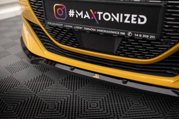 Maxton Front Splitter V.1 met Flaps Peugeot 208 GT Mk2, Auto diversen, Tuning en Styling, Verzenden