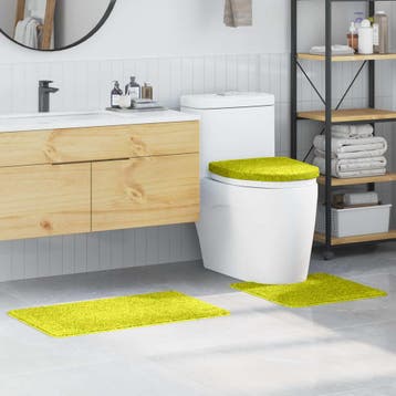 vidaXL Antislip Badmat Set 3 st Groen 50 x 80 cm PP, Verzenden, Nieuw, Groen