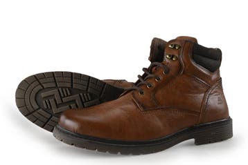 Nelson Veterboots in maat 43 Cognac, Overige kleuren, Verzenden, Boots, Zo goed als nieuw
