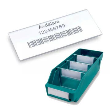 Label incl. Labelhouder STEMO 75x30 mm, Verzenden
