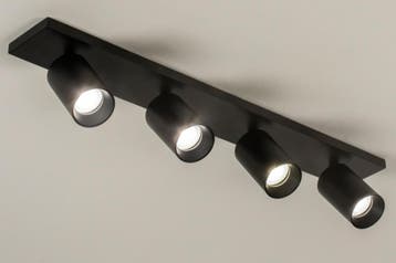 Rietveld Spots - Zwart - Metaal, Aluminium, Verzenden, Nieuw