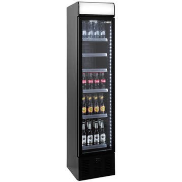 Drankenkoeling | 150L | Zwart | +2°C/+8°C | Statisch +, Verzenden, Nieuw in verpakking