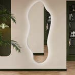 Passpiegel met LED Verlichting en Verwarming 56x150cm -, Ophalen of Verzenden, Nieuw