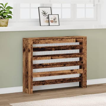 vidaXL Radiatorombouw 104x20x82 cm bewerkt hout oud hout, Verzenden, Nieuw