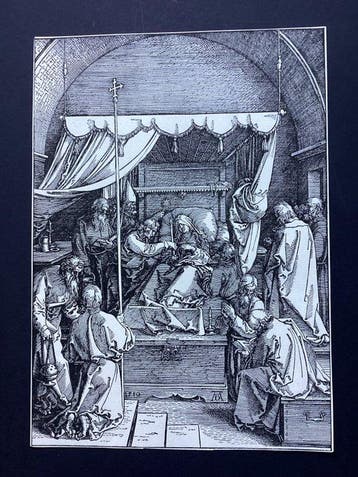 Albrecht Dürer (1471-1528), after - Death of the Virgin,