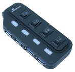 MediaRange 4-poorts USB 3.0-Hub met aan/uit knop, Verzenden, Nieuw