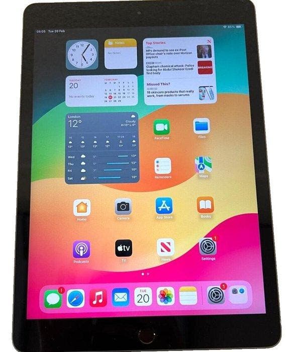 Apple iPad 7th Generation, 32 GB, WiFi, Space Gray -, Spelcomputers en Games, Spelcomputers | Overige Accessoires