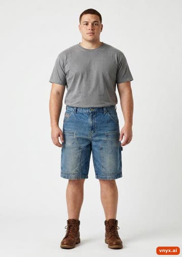 Forty Eight Jeans Korte broeken Heren maat W37 Blauw Vintage, Ophalen of Verzenden, Nieuw