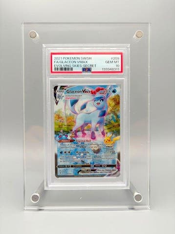 Pokémon Graded card - Glaceon Vmax - PSA 10 - Sword & Shield, Nieuw