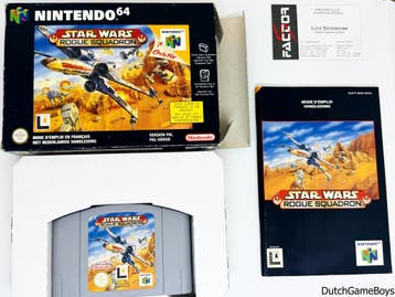 Nintendo 64 / N64 - Star Wars - Rogue Squadron - Signed By L, Verzenden, Gebruikt