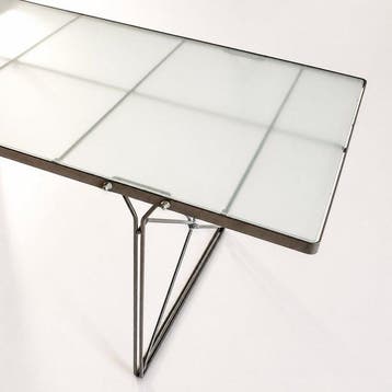 IKEA - Niels Gammelgaard - Eettafel - Moment - Glas, Metaal