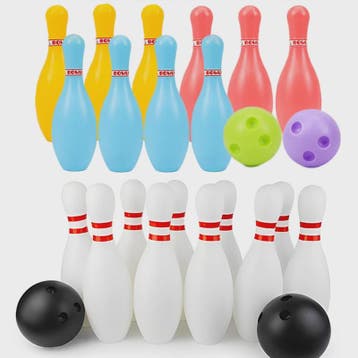 Kleurrijke Plastic Bowling Set voor Binnen en Buiten - 10 Pi, Verzenden, Nieuw
