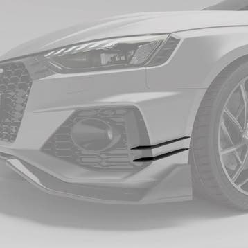Audi RS4 B9.5 Avant Revozport Carbon canards voorbumper, Verzenden