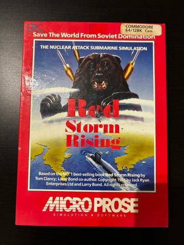 Micro Prose - Commodore 64 - Red Storm Rising - Videogame -, Nieuw