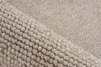 Laagpolig Vloerkleed | Tunis | Effen | Beige | 80x150 cm, Huis en Inrichting, Verzenden, Nieuw