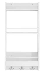 Wandplank MDF met 3 Niveaus & Haken – Keuken & Badkamer, Verzenden, Nieuw