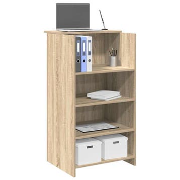 vidaXL Receptiebalie Sonoma Eiken 55x50x103,5 cm Bewerkt, Huis en Inrichting, Bureaus, Verzenden, Nieuw