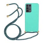 Galaxy S22 Ultra Crossbody TPU Hoesje met Koord Mint, Ophalen of Verzenden, Nieuw