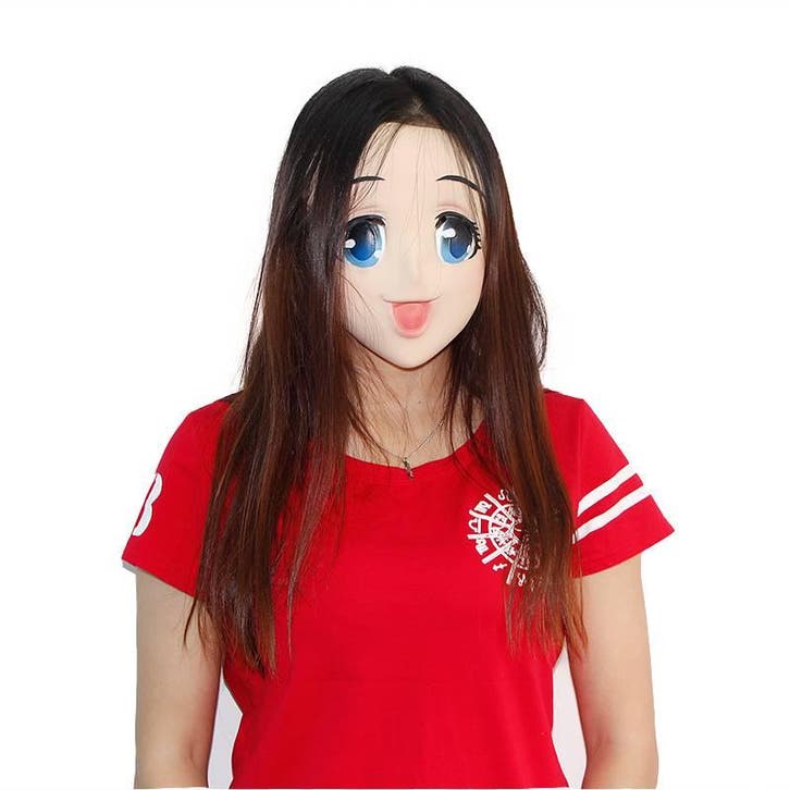 Manga masker (vrouw), Kleding | Dames, Carnavalskleding en Feestkleding, Nieuw, Verzenden