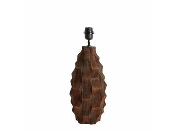 Light & Living Tafellamp Takabe - Ø20cm - Hout - Bruin -, Verzenden, Nieuw