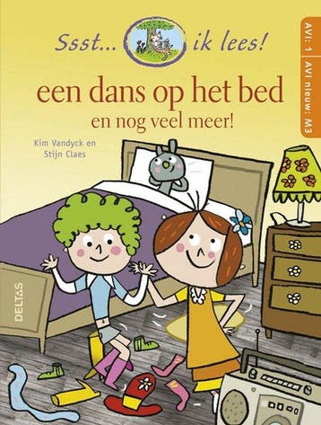 Ssst... ik lees! - op het bed - K. Vandyck, Verzenden, Gelezen