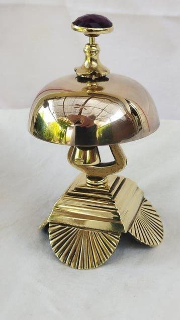 Servicebel - coquille - paarse diamant - Frankrijk, Antiek en Kunst