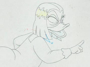 Walt Disney, 1987/90 - Originele animatietekening van Magica, Nieuw