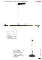 Freelight tafellamp Cobra T8729Z 2dekansje, Huis en Inrichting, Ophalen, Nieuw, Overige materialen, Design