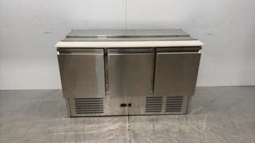 RVS Saladette 240 liter 0.024kW 230V 136 x 70 x 87 cm Horeca, Ophalen of Verzenden, Gebruikt