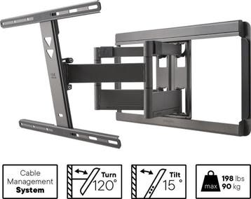 One For All WM5660 Dynamic-line TV beugel - draaibaar en, Verzenden, Nieuw