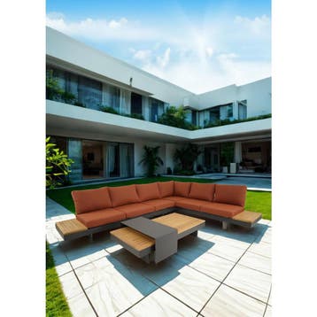 Barbados loungeset - terracotta, Ophalen of Verzenden, Nieuw