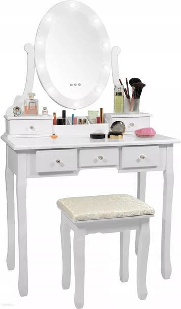 Make-up Tafel LED Spiegeltafel | 137cm Hoog | Laatste Stuks!, Ophalen of Verzenden, Nieuw, Modern