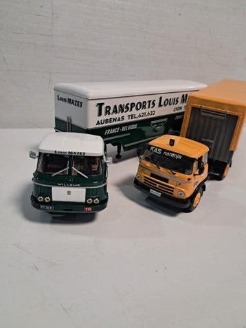 IXO 1:43 - Model vrachtwagen (2) - Camião KAS e Willeme, Nieuw