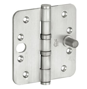 Kogellagerscharnier SKG3 89x89 ronde hoek vlak mat nikkel, Verzenden, Nieuw