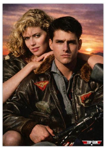 Posters - Poster Top Gun - Top Gun, Verzamelen, Verzenden, Zo goed als nieuw