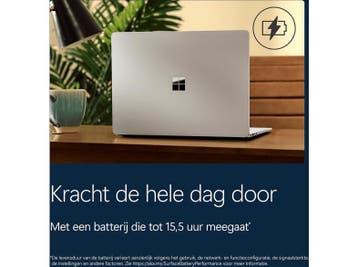Microsoft - Surface Laptop - 13.8 inch - Platinum, Beeldschermdiagonaal (cm/inch)->35.05 cm / 13.8 inch, Qwerty, Verzenden, Nieuw