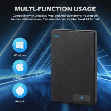 Snelle Externe Harde Schijf (HDD) - 1TB tot 5TB - USB 3.0 -, Verzenden, Nieuw